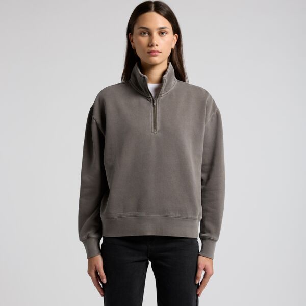 4167 Women's Relax Faded Half Zip Thumbnail